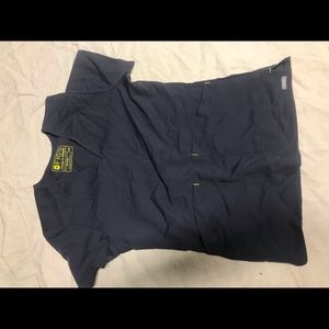 Figs grey scrubs top